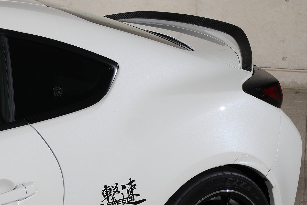 CHARGE SPEED TRUNK SPOILER PLAIN WEAVE CARBON FOR TOYOTA GR86 ZN8 CAHRGESPEED-00028