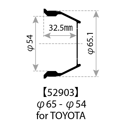 WEDS HUB CENTRIC CENTER CAP TYPE-C Φ65-54 52903