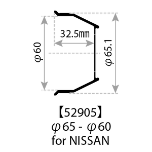 WEDS HUB CENTRIC CENTER CAP TYPE-E Φ65-60 52905