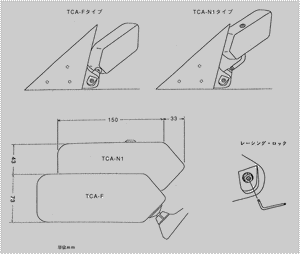 CRAFT SQUARE TOURING COMPETITION MIRROR TRIANGULAR CORNER MOUNT FOR NISSAN FAIRLADY Z Z33 TCA-F-Z33